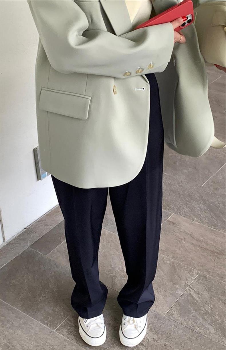【F01220】早春漂亮設計款寬鬆輪廓OVERSIZE休閒西裝外套250113