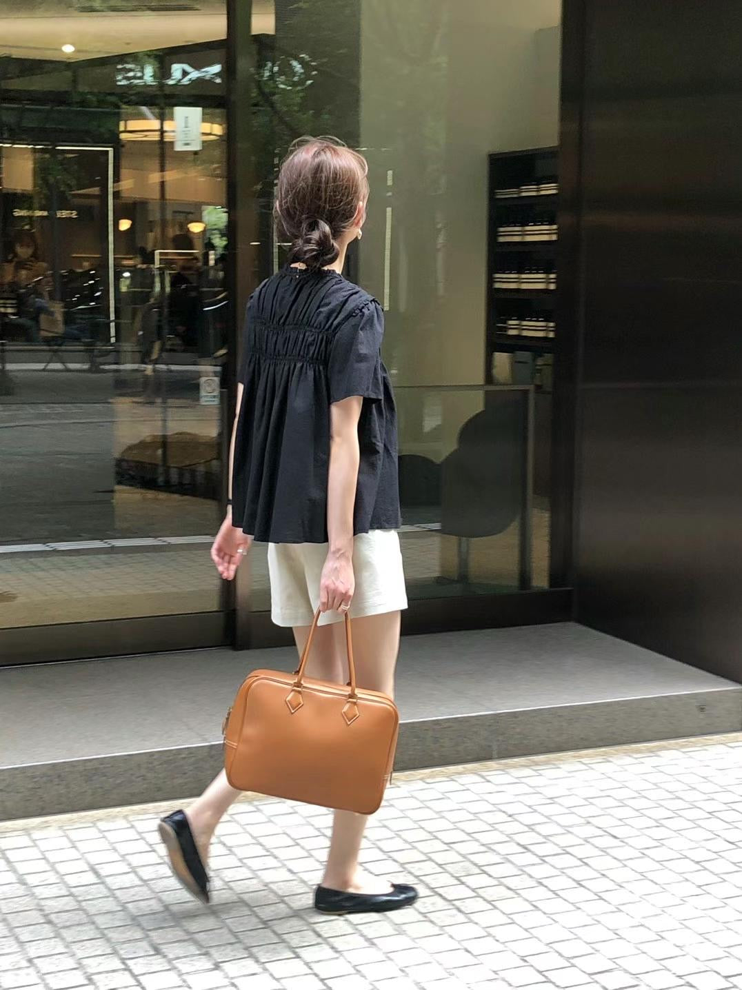 【F032289】韓國東大門夏季甜美立領褶皺娃娃襯衫250311