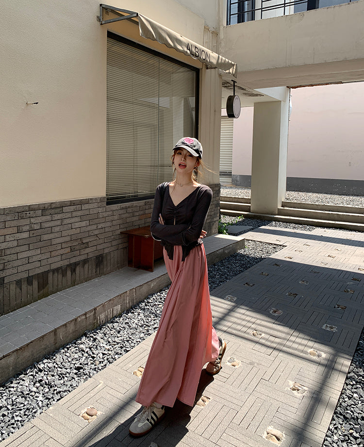 【F08323】實拍秋裝外搭薄款透膚防曬開衫230814