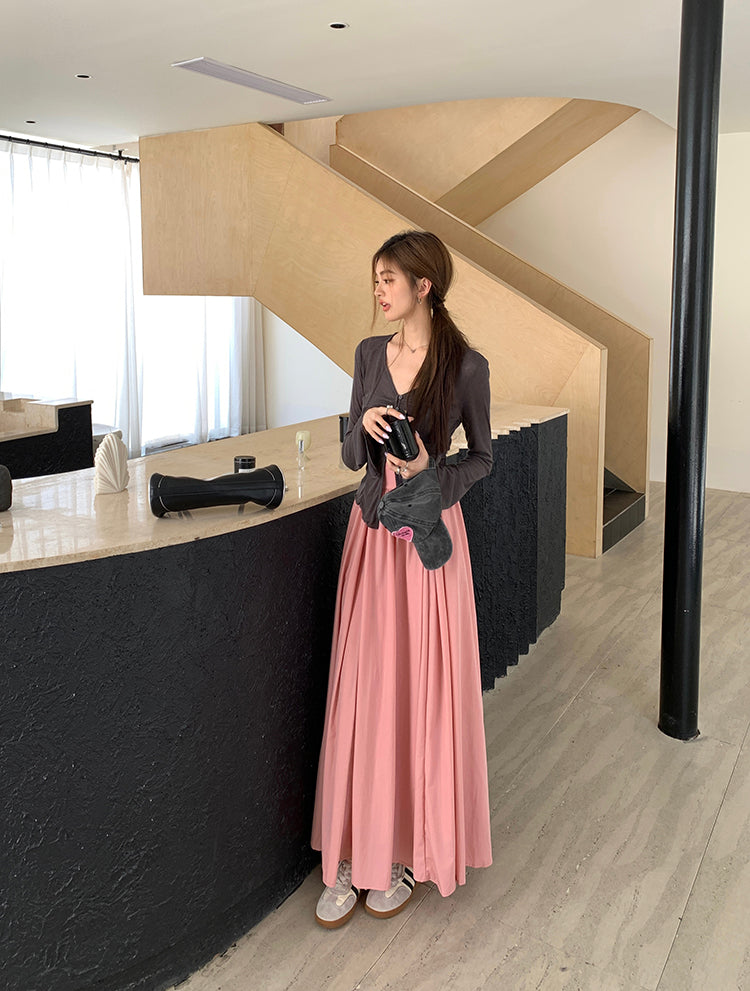 【F08323】實拍秋裝外搭薄款透膚防曬開衫230814