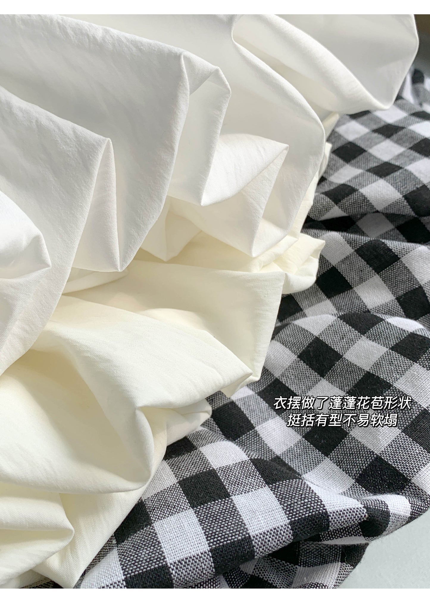 【F60157】實拍早春平口後背鬆緊花苞上衣250218
