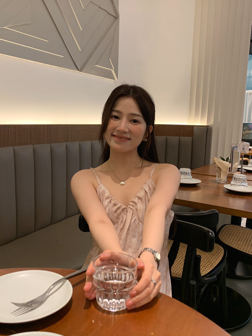 【F60428】實拍復古慵懶度假碎花雪紡長洋裝250609