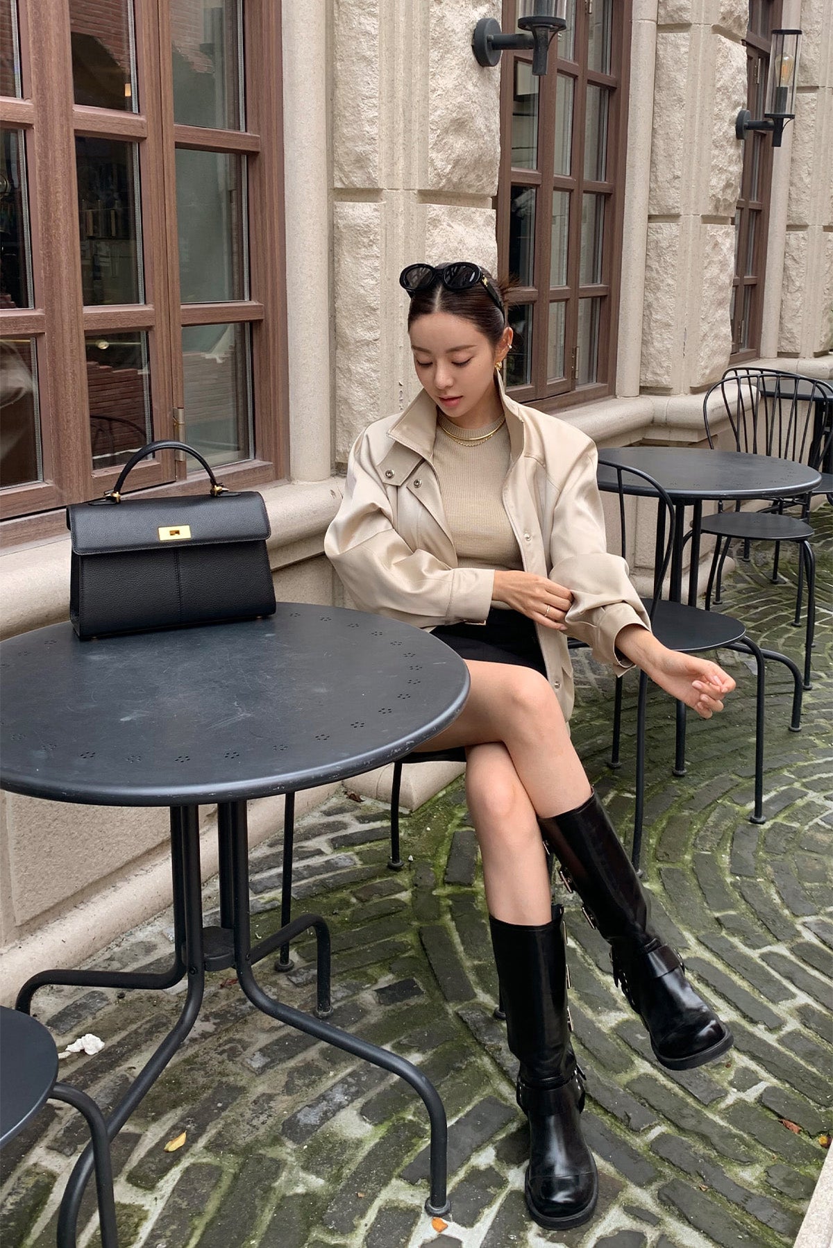 【F034257】實拍韓國春秋款薄款寬鬆夾克外套250325