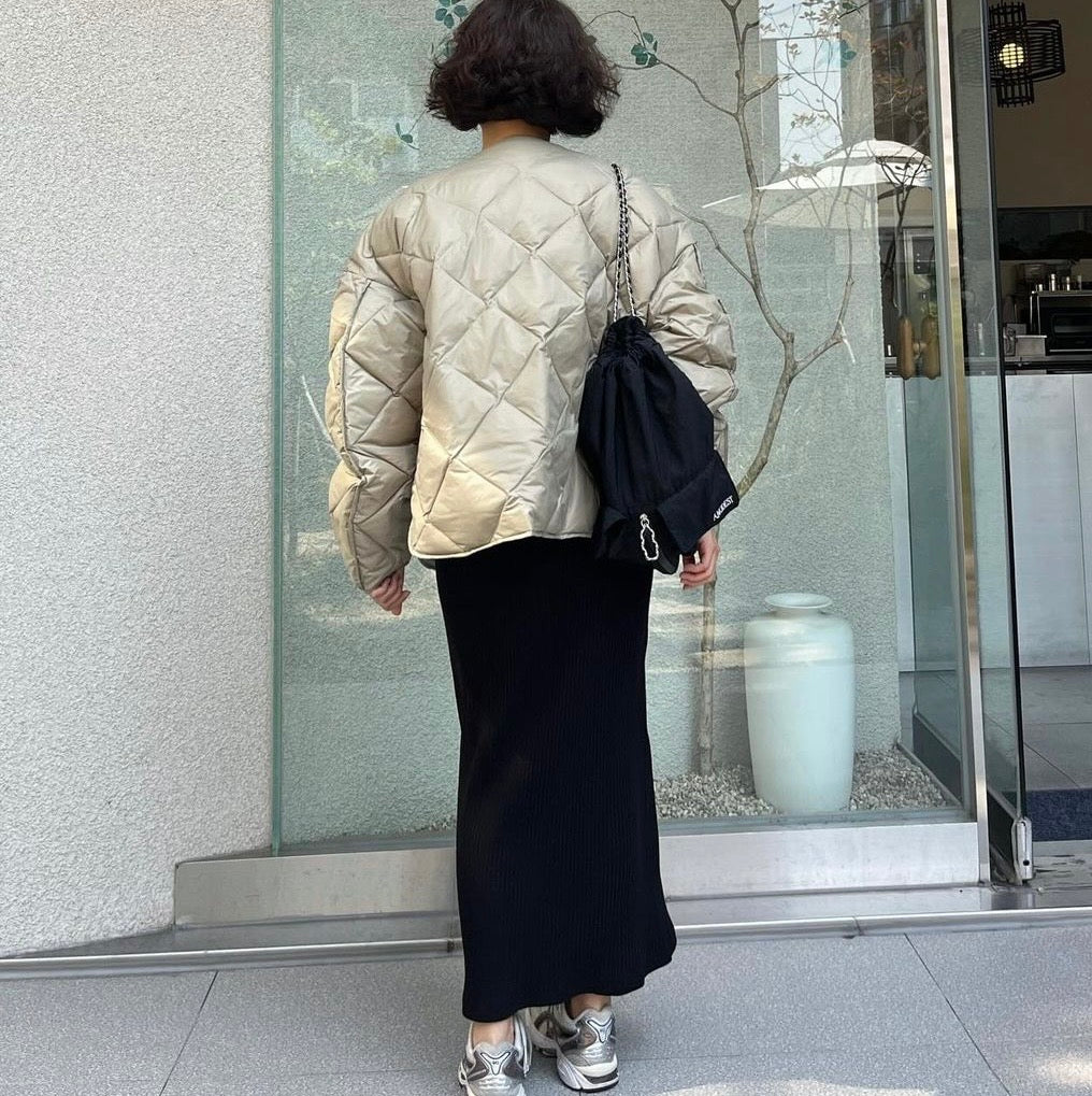 【F01120】韓國冬季復古圓領簡約設計款長袖棉服外套250106