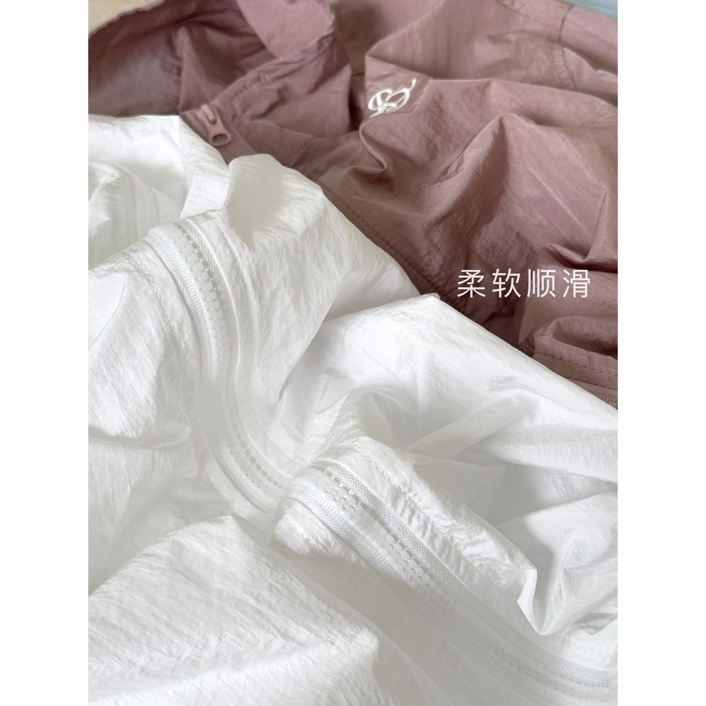 【F60246】實拍春夏必備立領刺繡拉鍊防曬外套250304