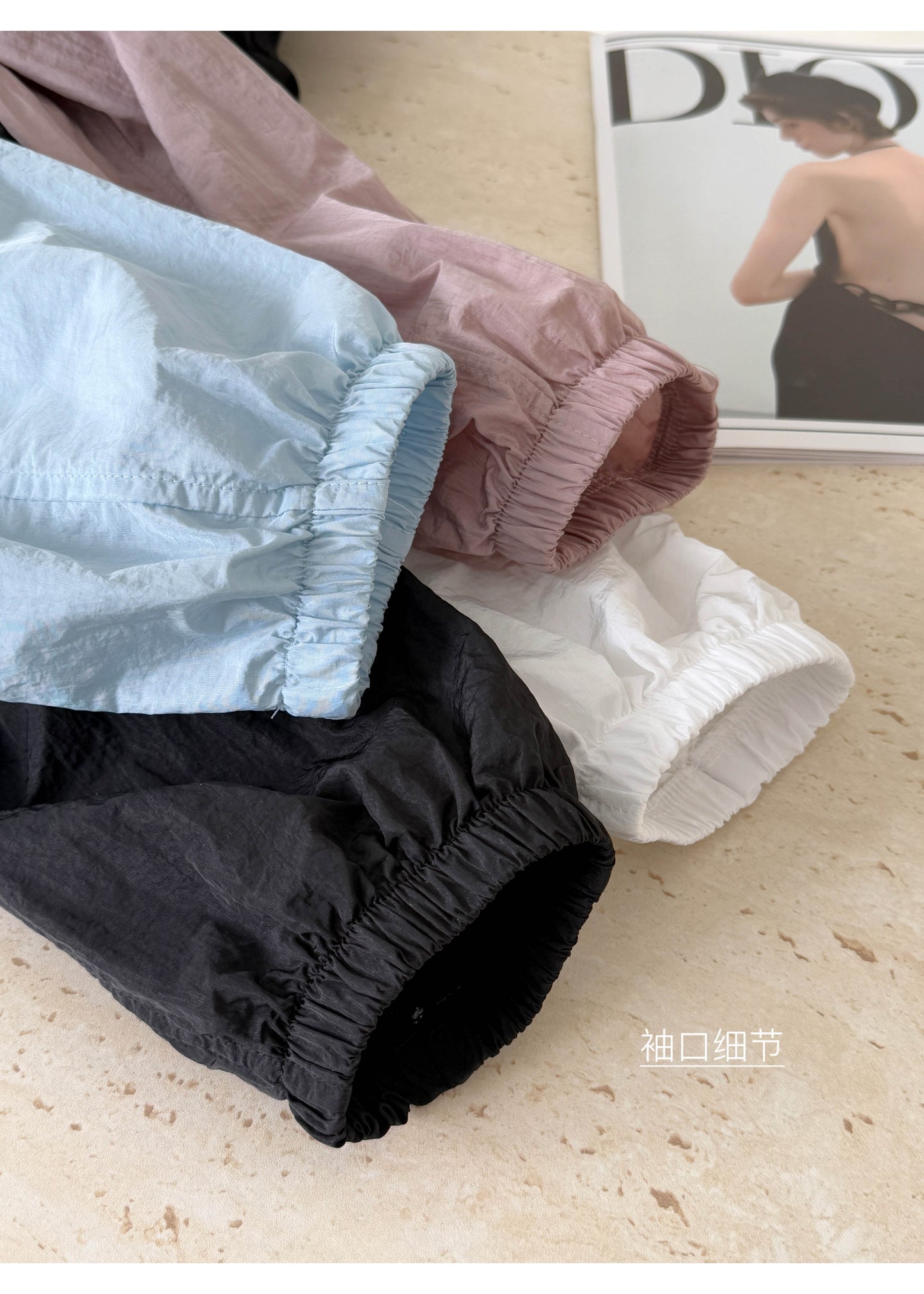 【F60246】實拍春夏必備立領刺繡拉鍊防曬外套250304
