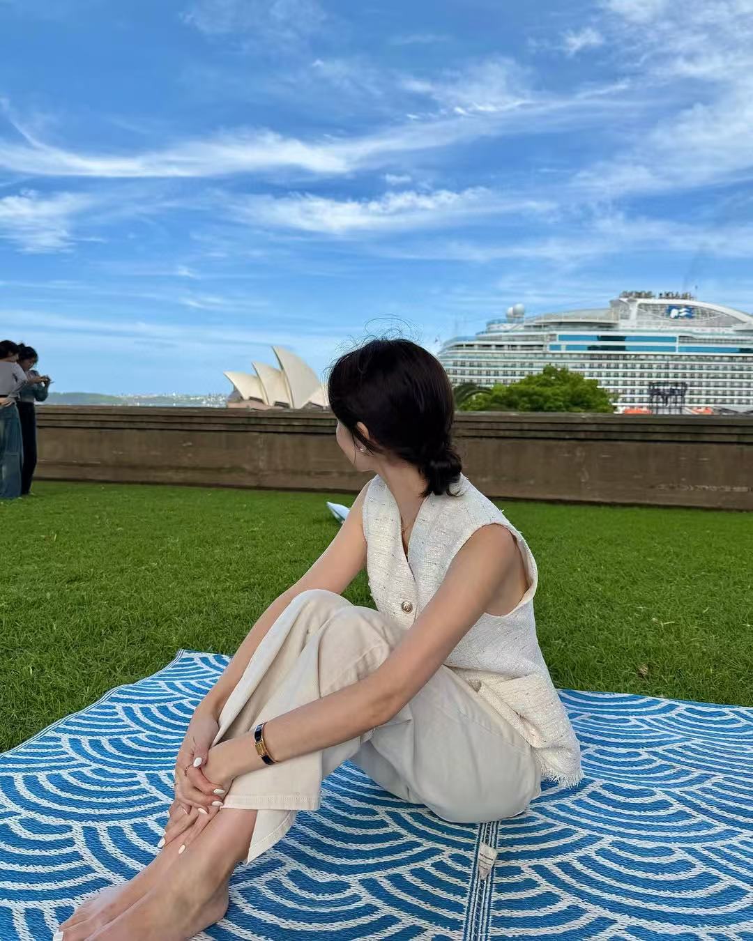 【F032277】韓版輕熟小香粗花呢修身背心250311