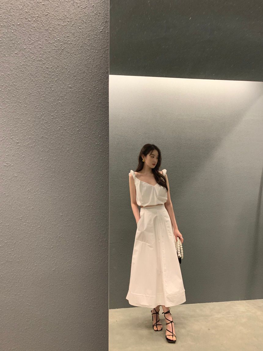 【F60355】韓國夏季法式小眾設計背心250408