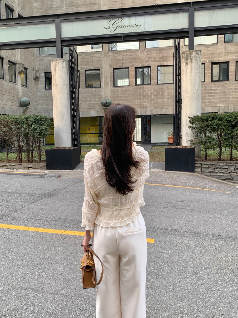 【F60311】春夏氣質甜美長袖雪紡開衫250401