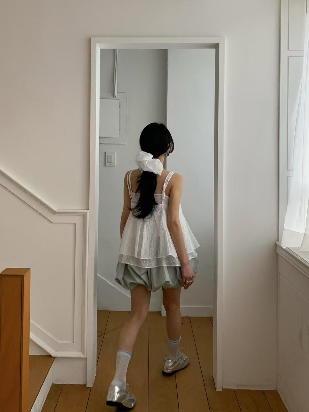 【F60302】夏季韓國甜美俏皮少女吊帶背心250401
