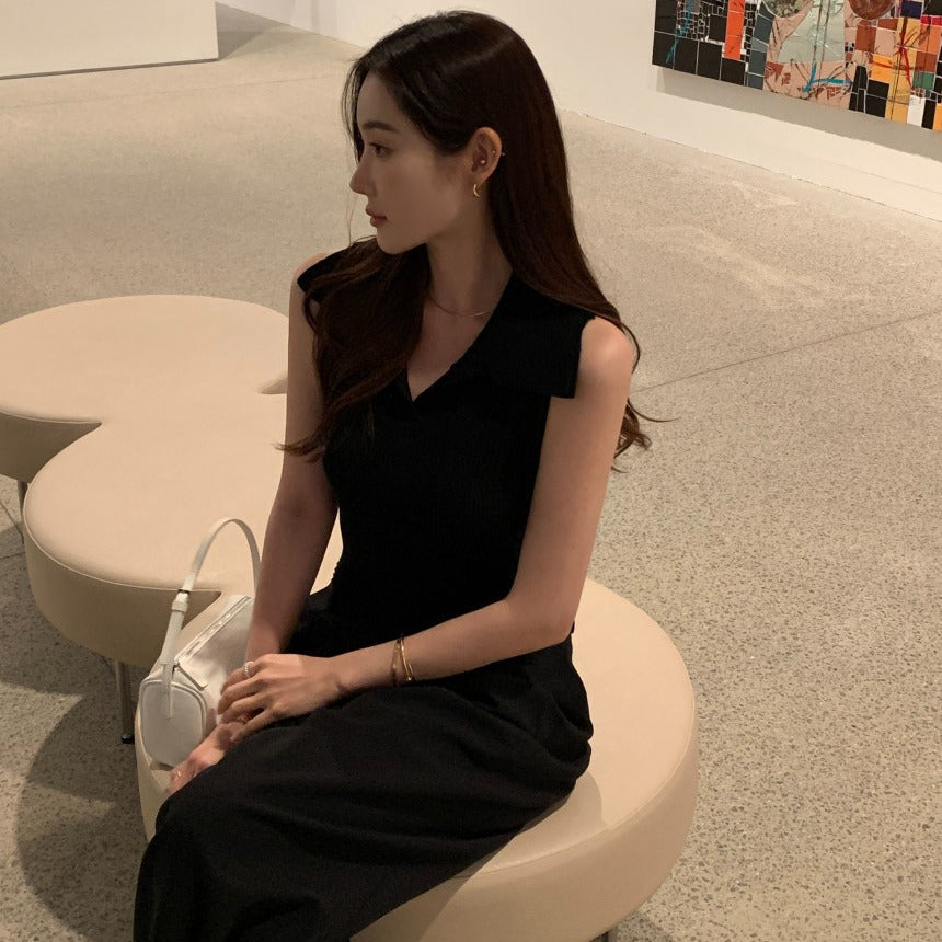 【F60369】實拍法式氣質針織背心250512