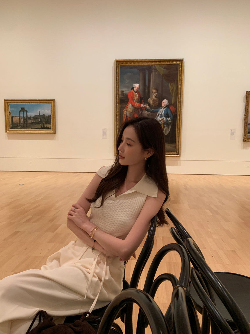 【F60369】實拍法式氣質針織背心250512
