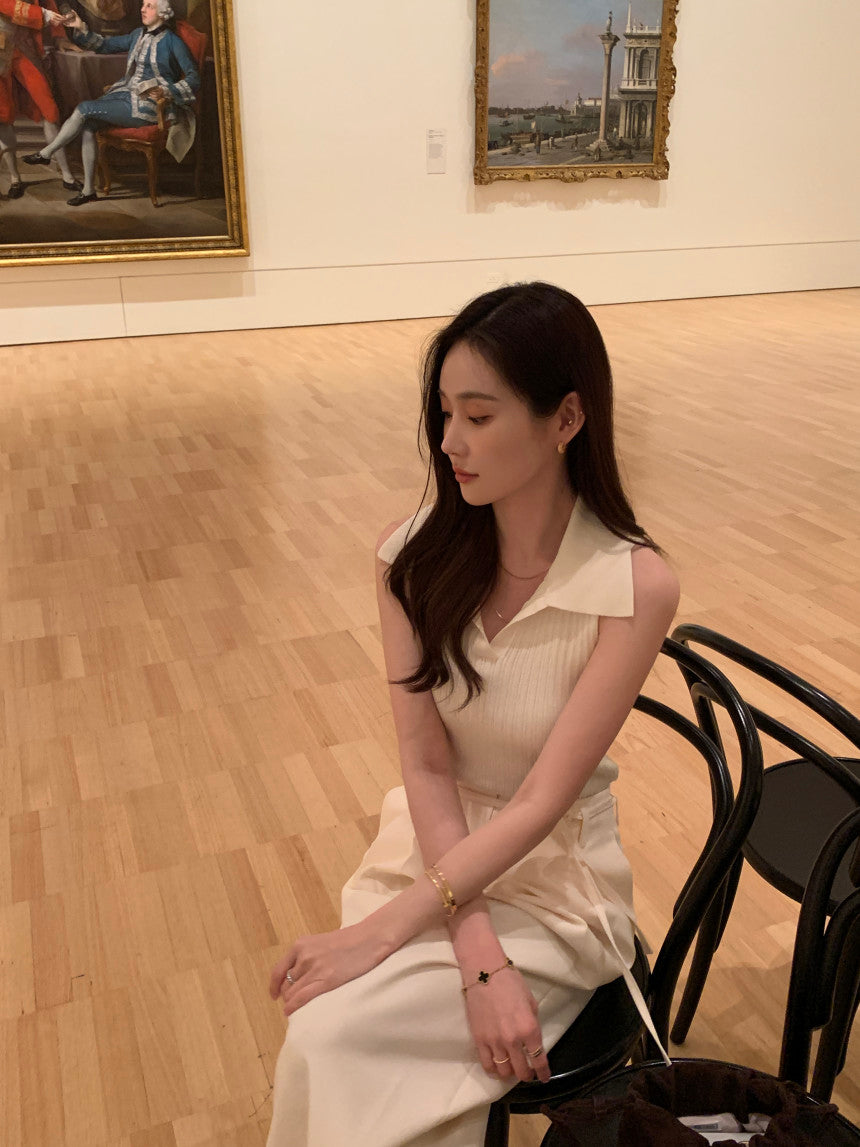 【F60369】實拍法式氣質針織背心250512