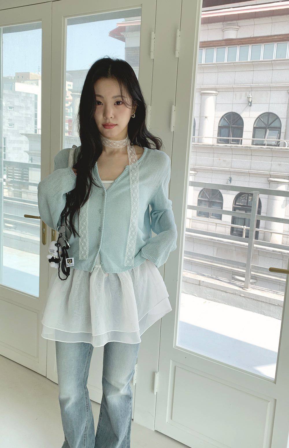 【F60368】實拍夏季芭蕾感復古雪紡吊帶背心250512