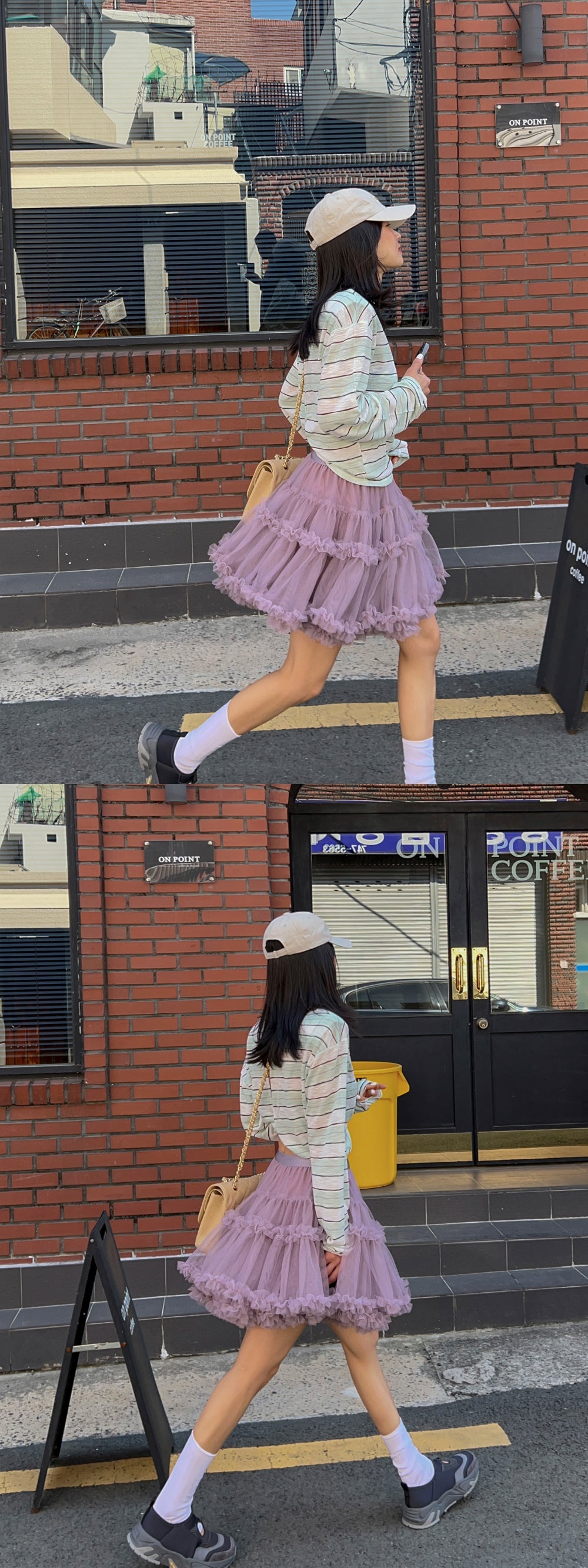 【F60415】韓國蓬蓬網紗甜美蛋糕裙(內有安全褲)250526