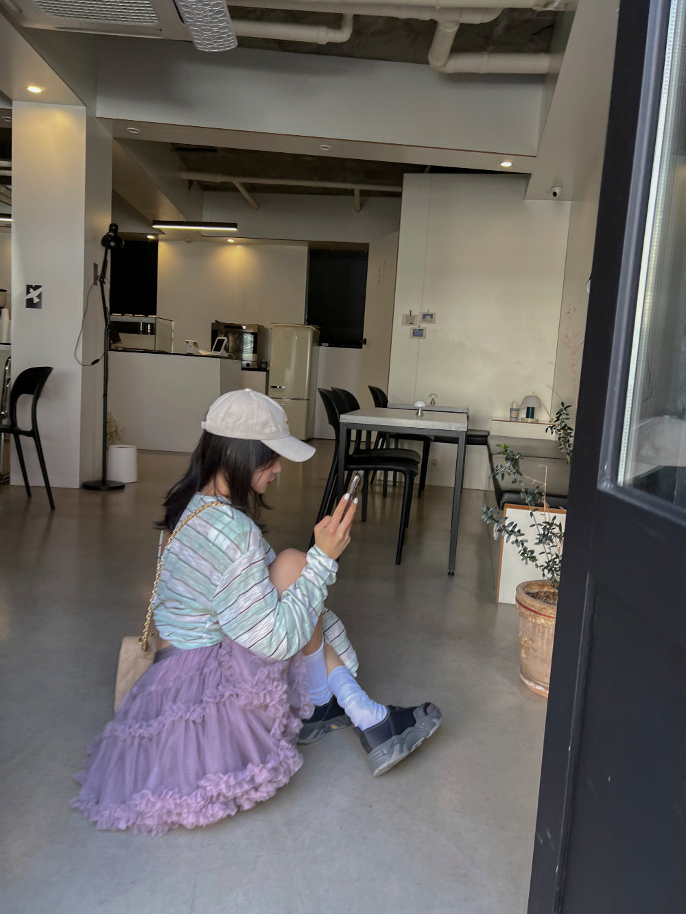 【F60415】韓國蓬蓬網紗甜美蛋糕裙(內有安全褲)250526