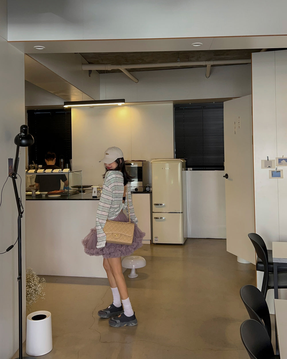 【F60415】韓國蓬蓬網紗甜美蛋糕裙(內有安全褲)250526