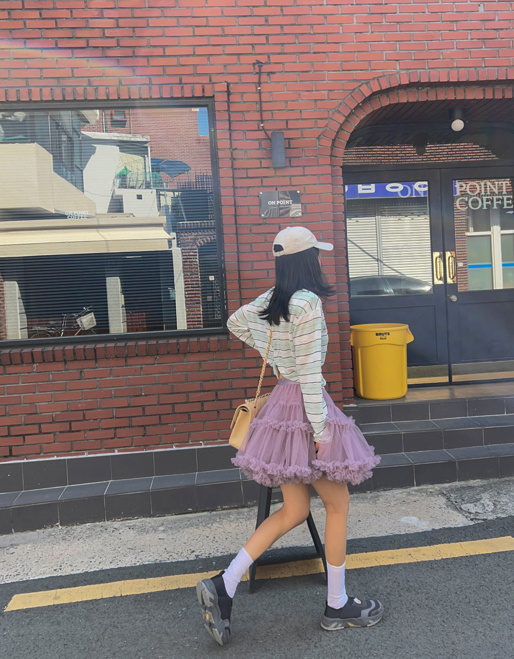 【F60415】韓國蓬蓬網紗甜美蛋糕裙(內有安全褲)250526