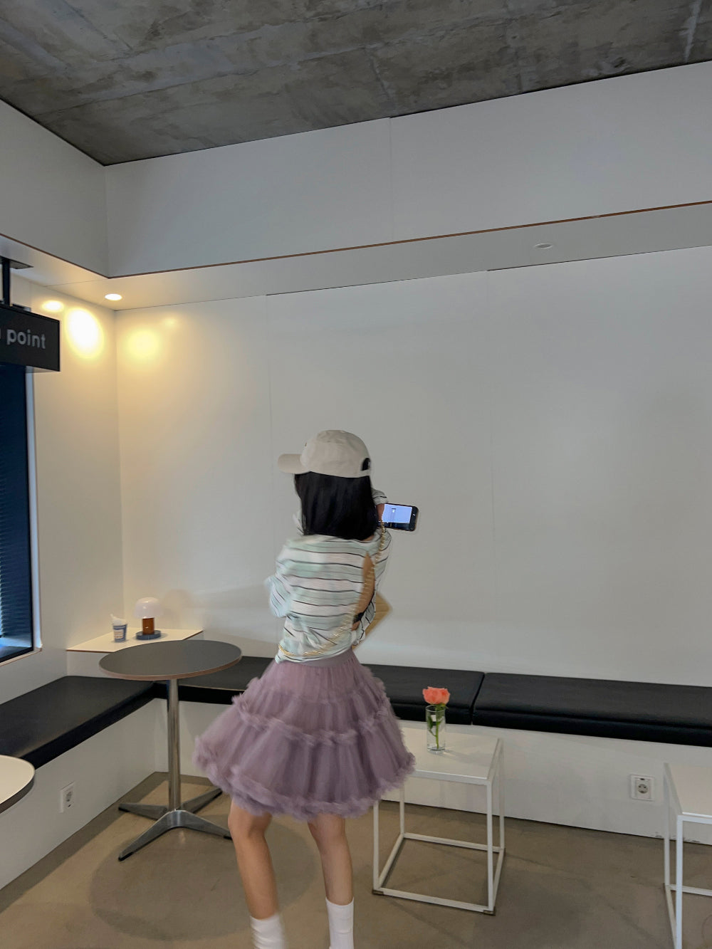 【F60415】韓國蓬蓬網紗甜美蛋糕裙(內有安全褲)250526