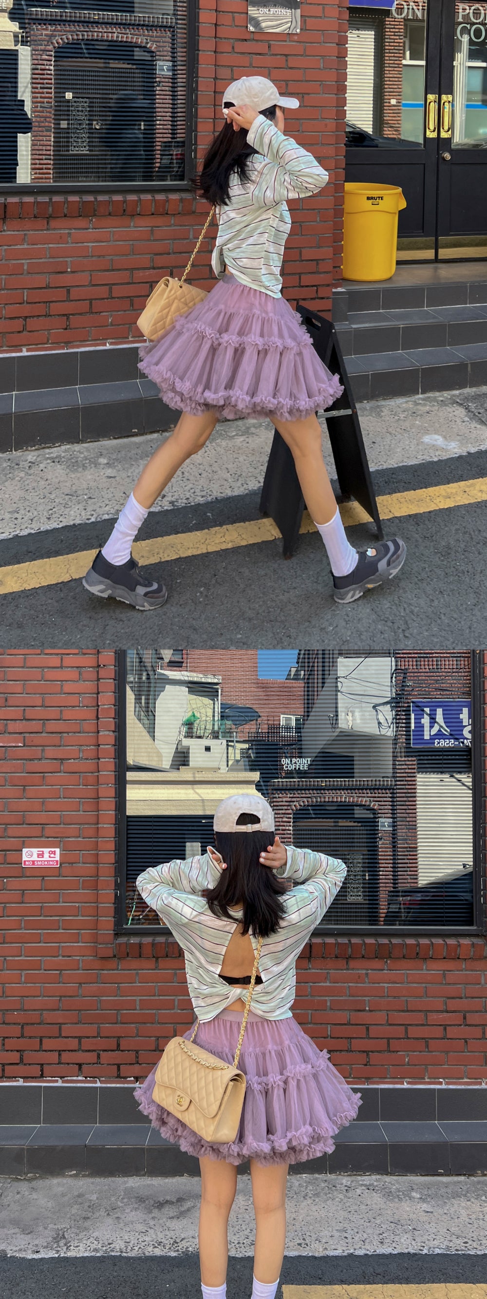 【F60415】韓國蓬蓬網紗甜美蛋糕裙(內有安全褲)250526