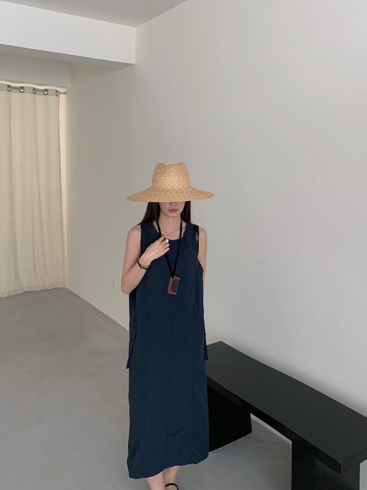 【F60448】實拍夏季戶外休閒設計款速乾材質洋裝250609