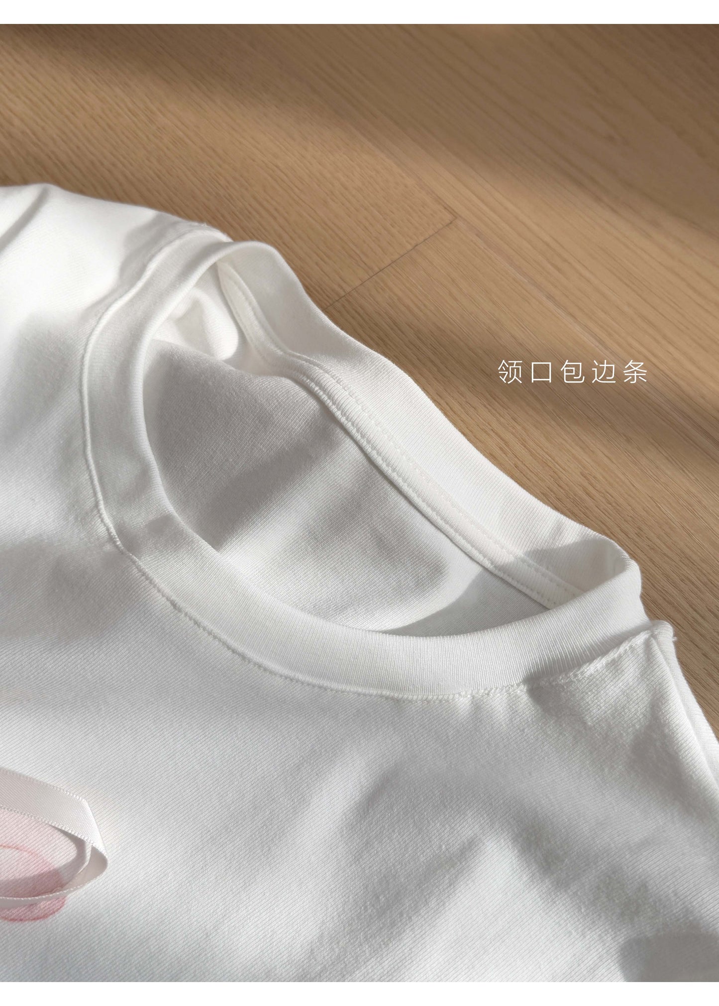 【F60418】實拍青澀拾光印花短袖T恤250526