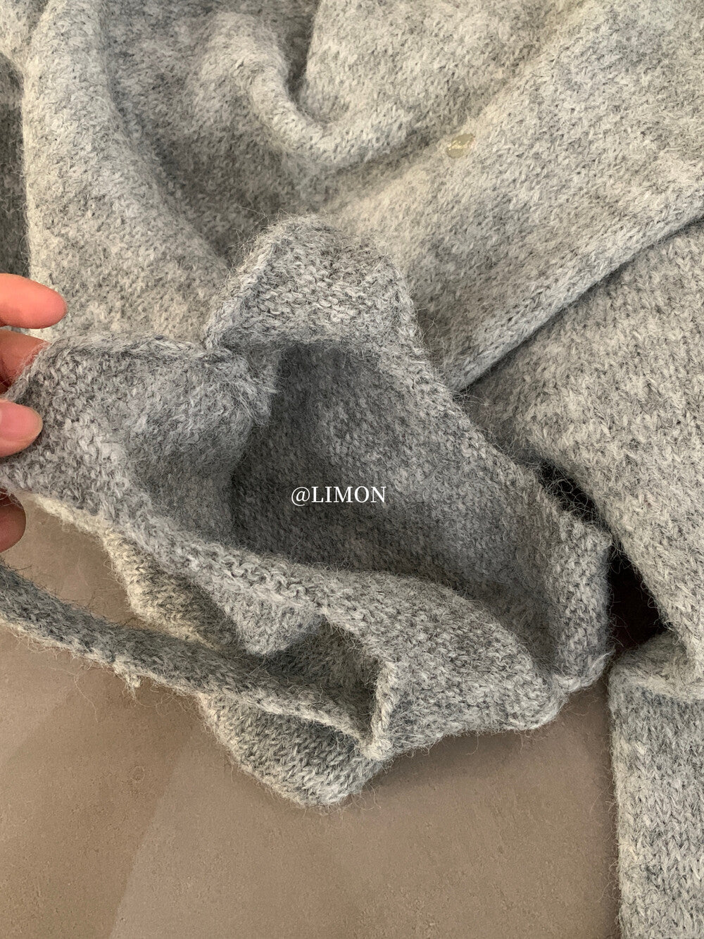 【L6873】實拍檸檬秋冬簡約軟糯保暖毛衣+針織手拎包251117