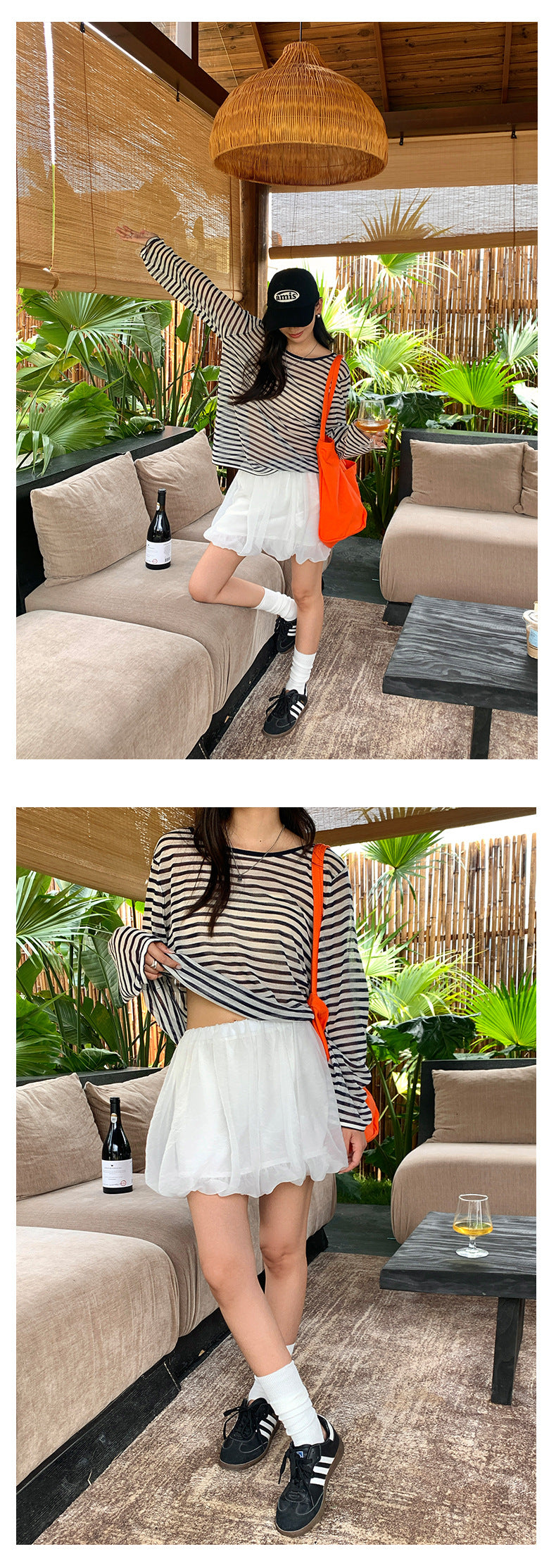 【H5244】實拍韓國法式甜美芭蕾南瓜蓬蓬花苞裙250506