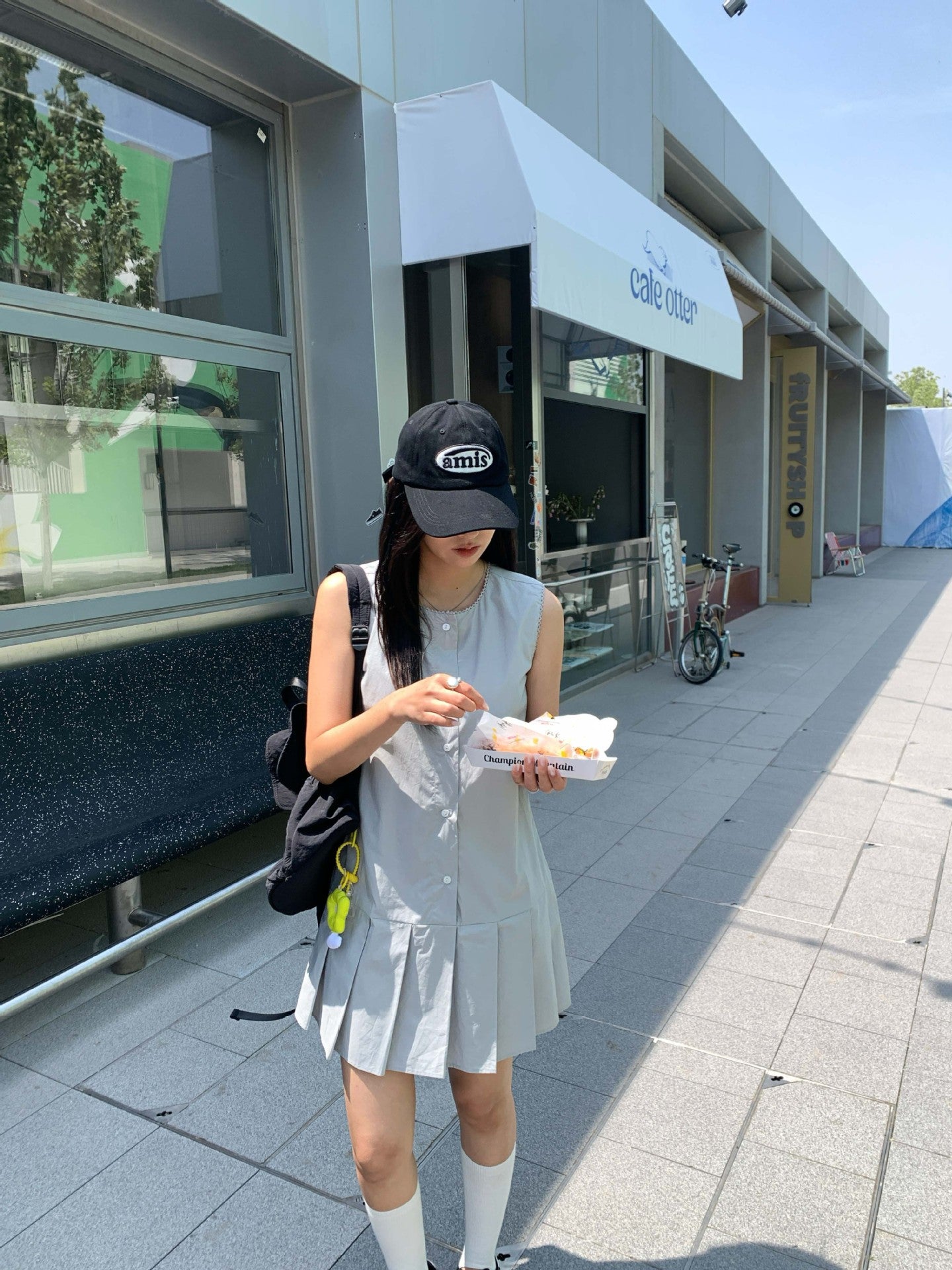 【H5287】實拍韓系簡約寬鬆直筒洋裝250603
