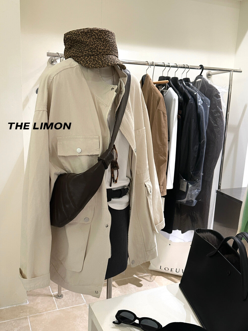 【L1108】實拍檸檬秋冬復古洗水棉工裝立領外套250915