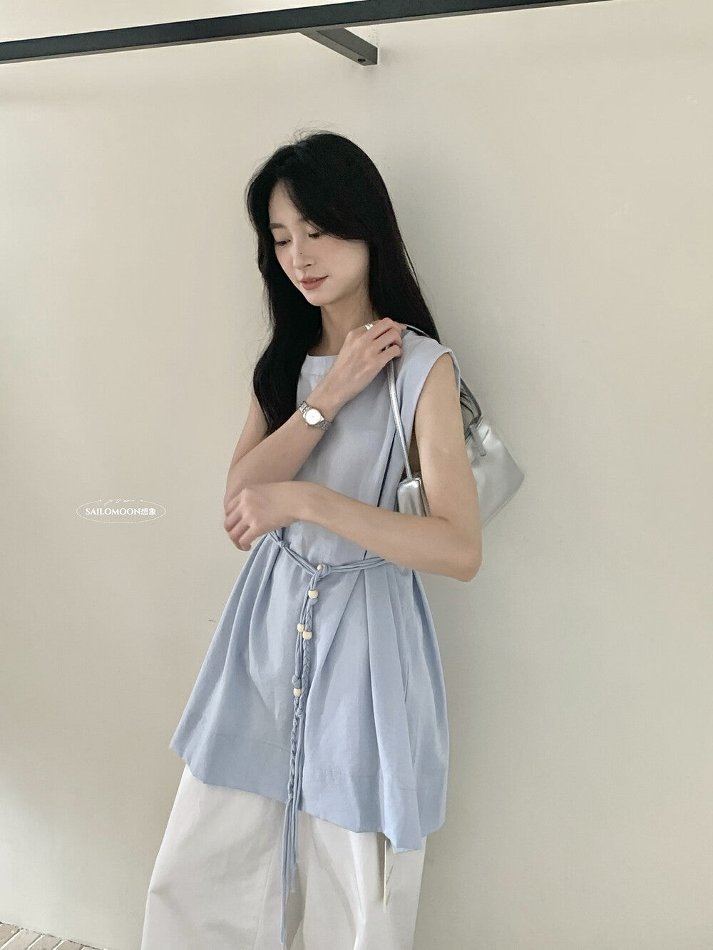 【L10088】實拍夏季日常棉麻長上衣250505