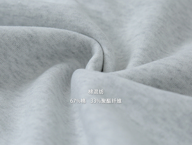 【LD3261】實拍美式polo翻領寬鬆抓絨衞衣251012