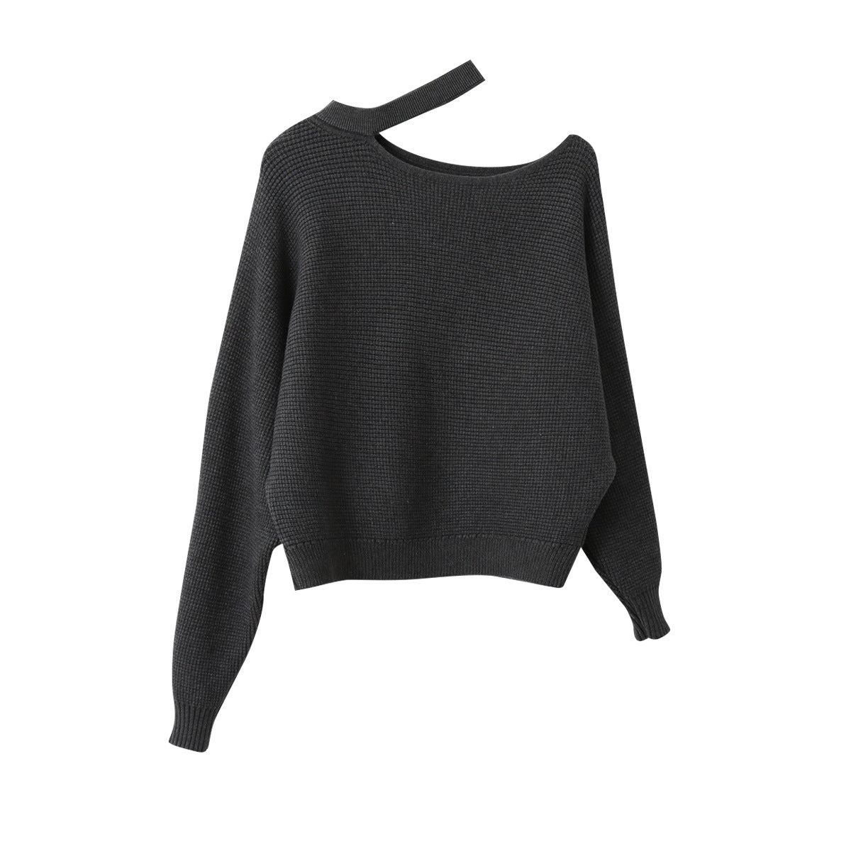 【LD11029】實拍韓系掛脖鏤空露肩針織毛衣251124