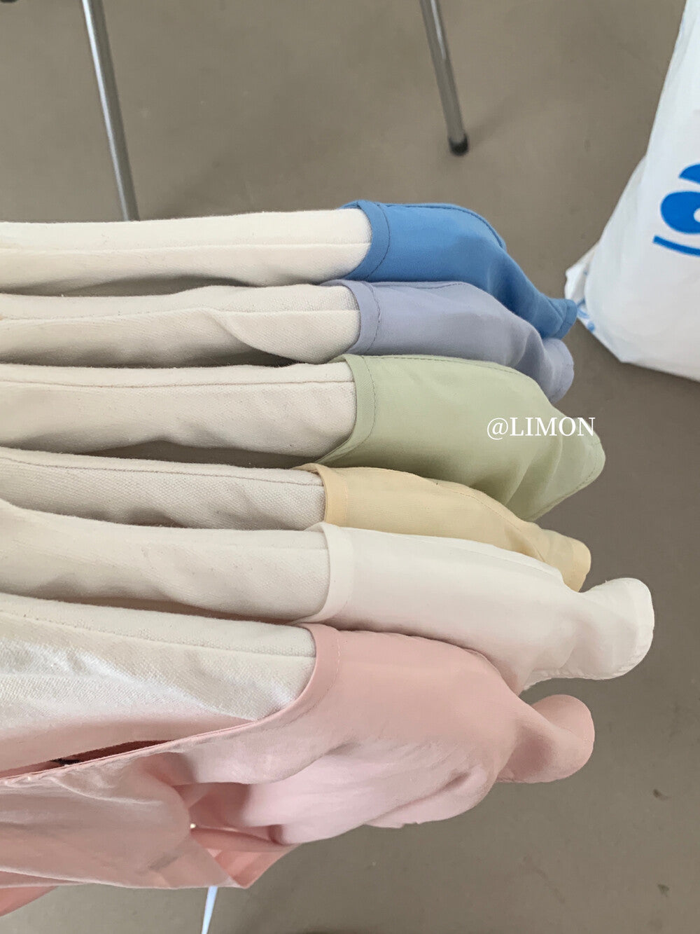 【L8689】實拍檸檬夏季簡約交叉後繫帶襯衫上衣250421