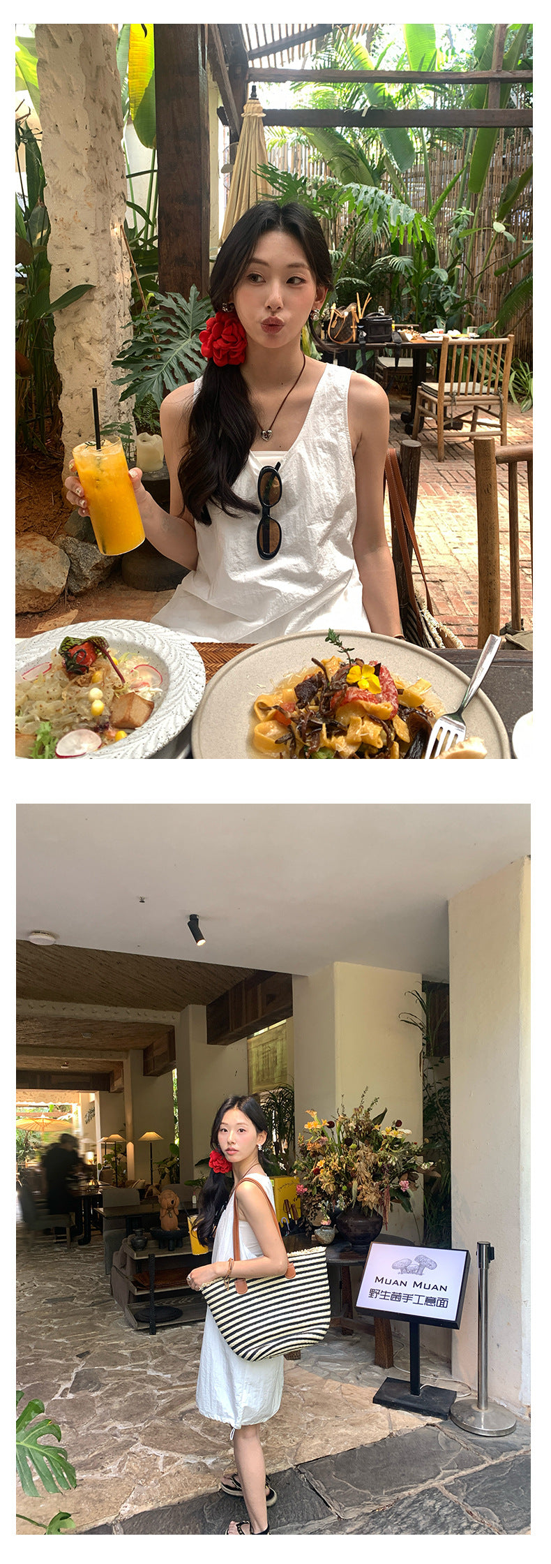 【H5117】實拍夏天休閒簡約雙口袋寬鬆背心洋裝250317