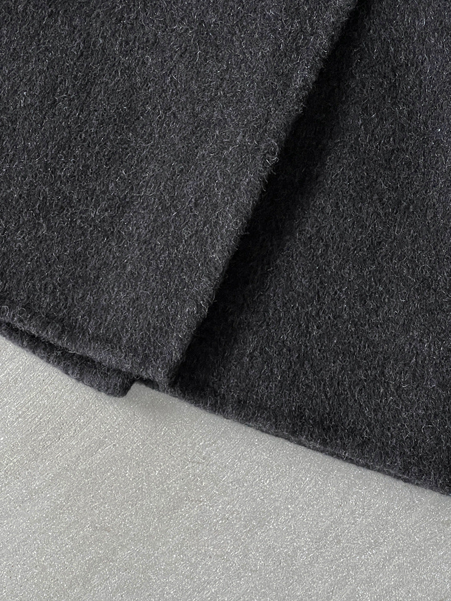 【cimzD6616】實拍高級大氣款雙面羊毛呢廓形外套大衣(100羊毛)251120