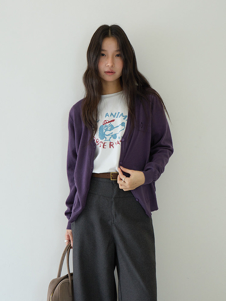【LD3188】實拍初秋刺繡笑臉氣質針織外套(含羊毛6%)
250922