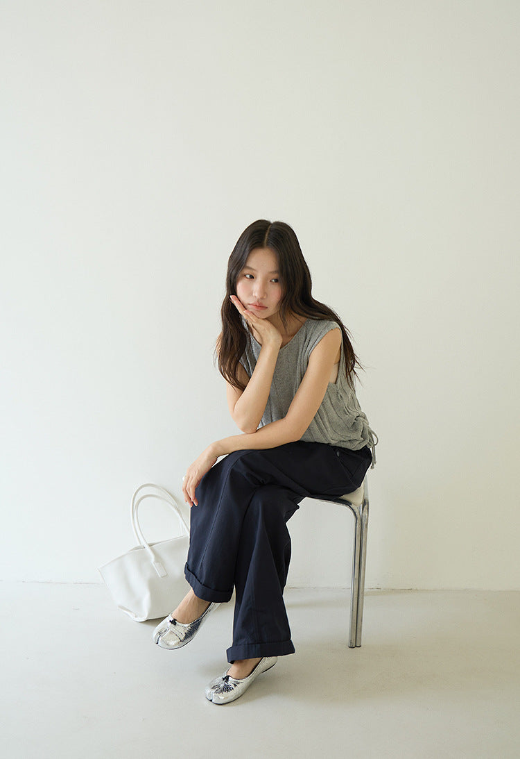 【L3121】實拍美式工裝闊腿休閒褲+朋克風腰帶250825