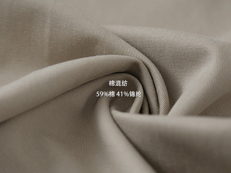 【L3139】實拍S~XL秋冬個性腰帶雙褶高腰闊腿休閒褲250827