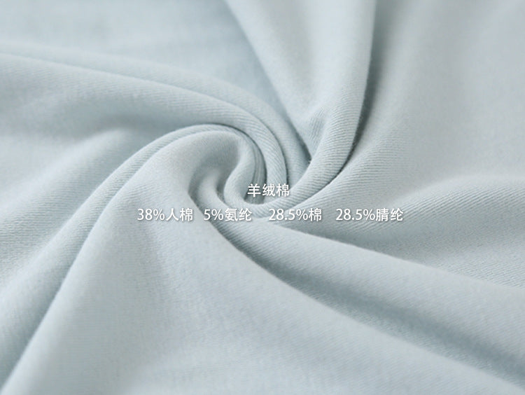 【L3155】實拍秋冬羊絨棉經典10色圓領長袖T恤250827