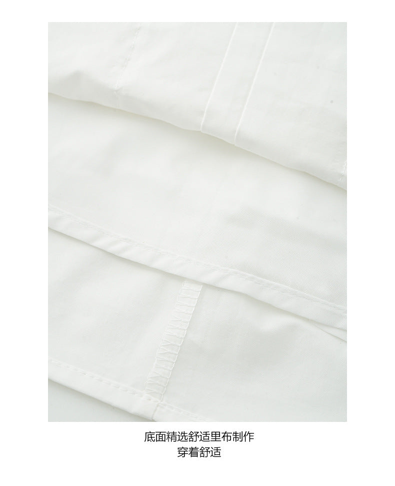【H5367】實拍清新感小荷葉短裙250708