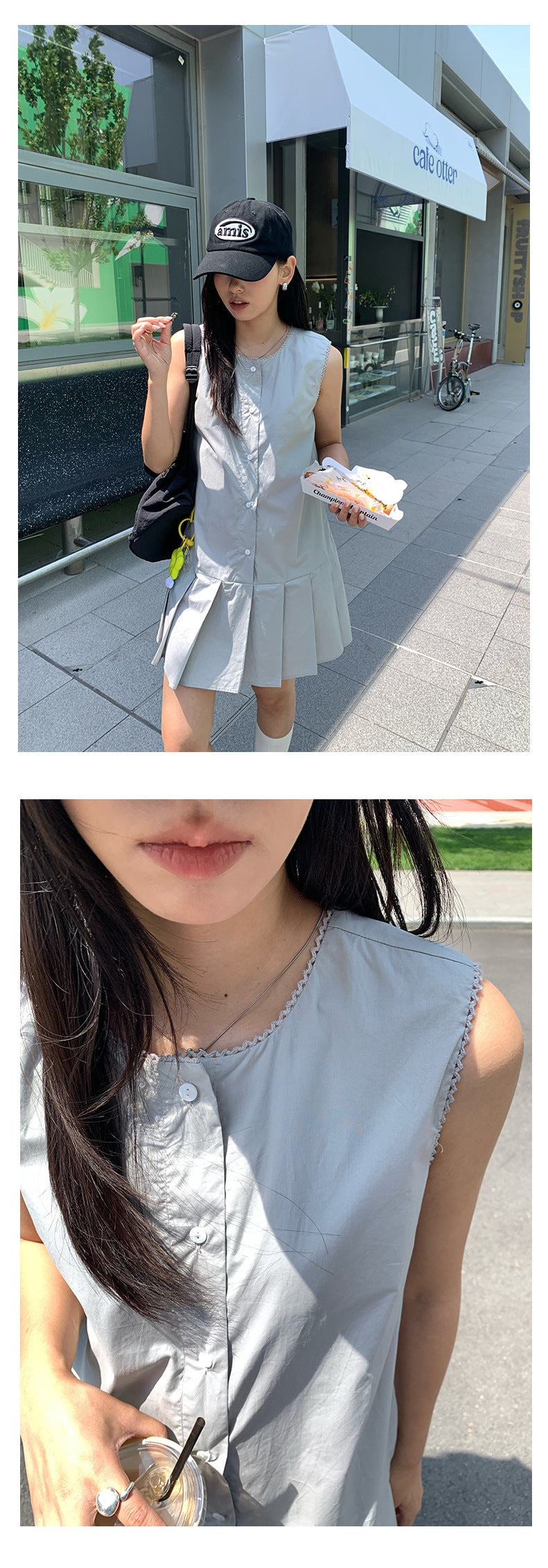 【H5287】實拍韓系簡約寬鬆直筒洋裝250603