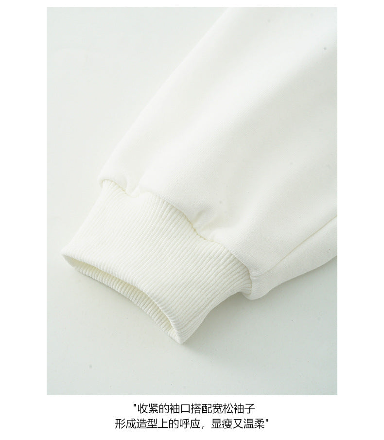【H5417】實拍早秋美式復古寬鬆休閒衞衣250909