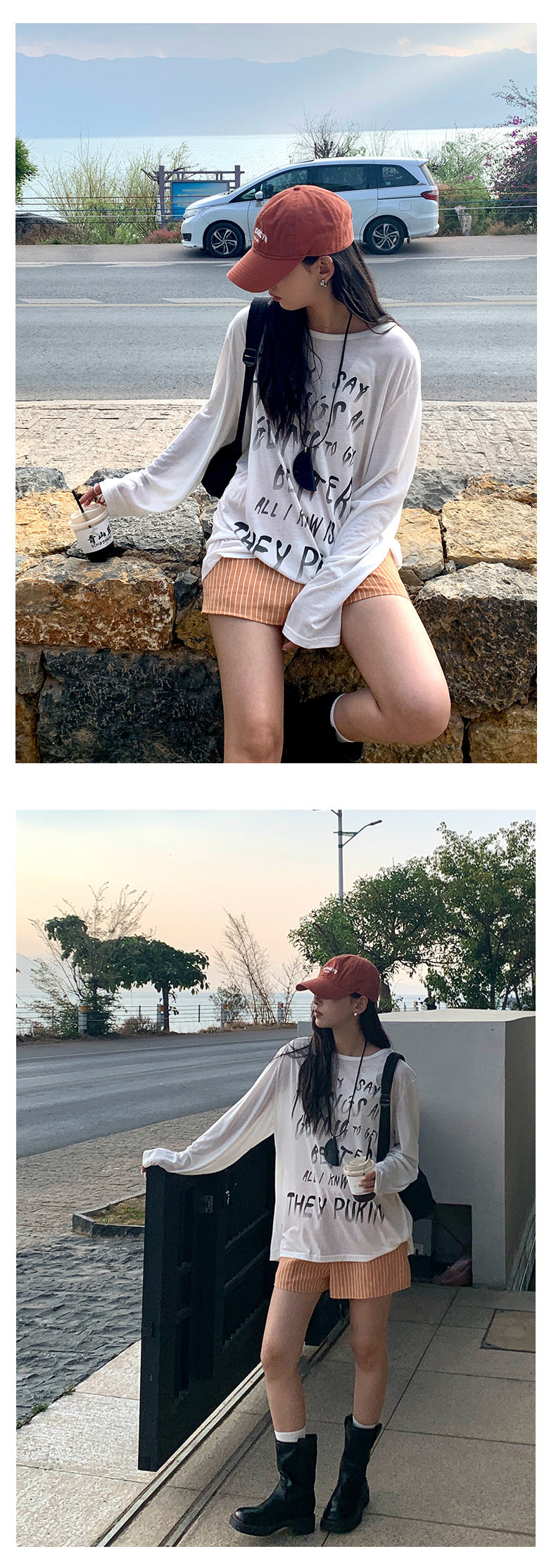 【H5185】實拍夏天清新寬鬆直筒休閒短褲250415