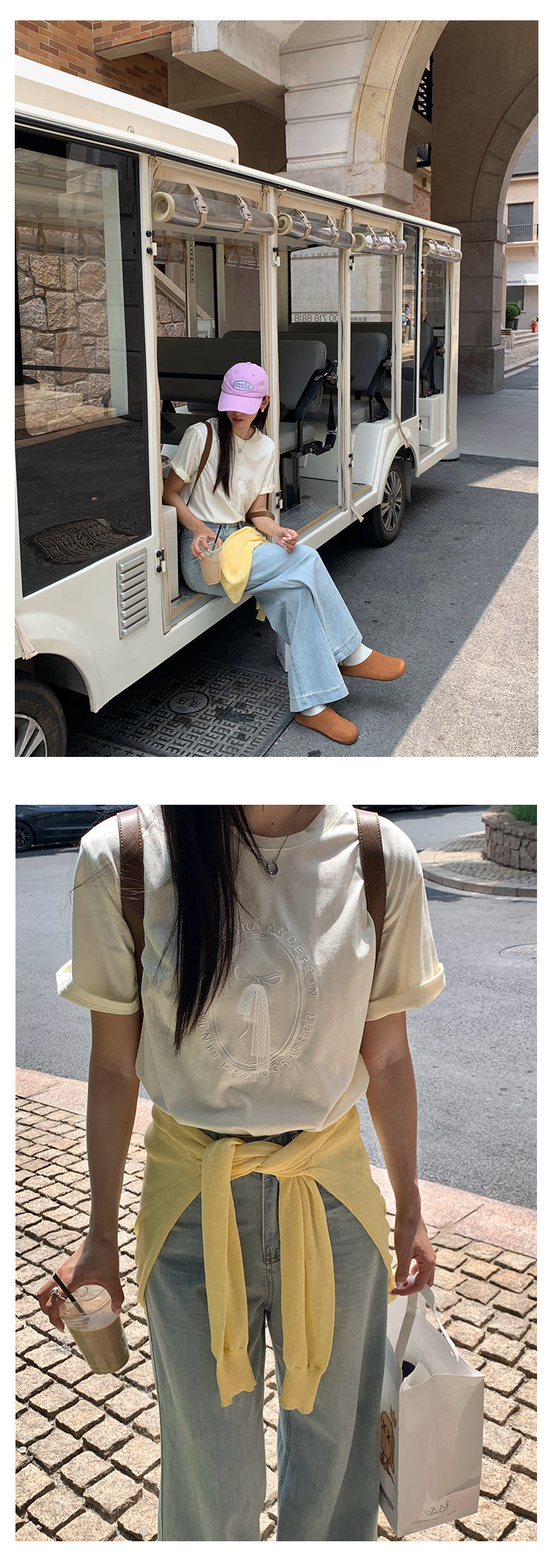 【H5224】實拍S~XL夏季經典休閒|高腰闊腿牛仔褲250429