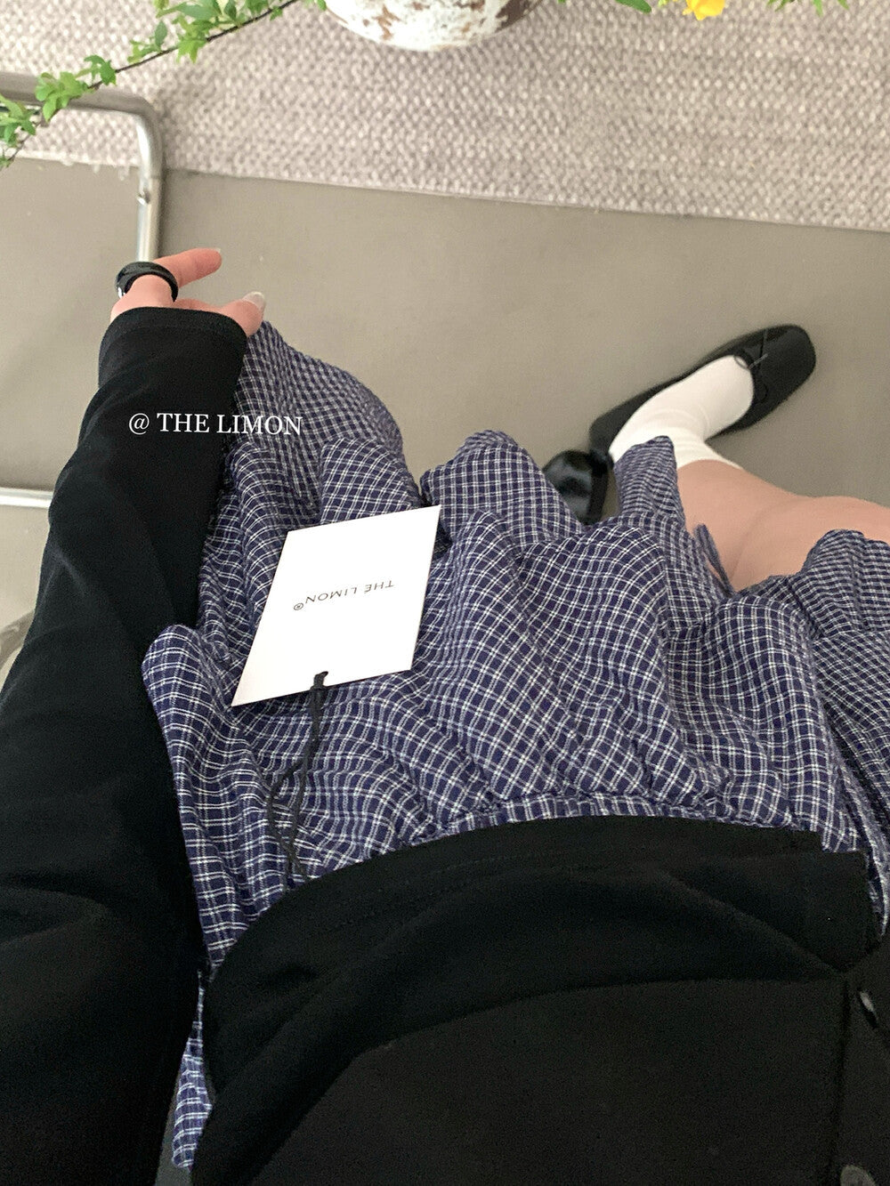 【L8312】實拍夏季學院小格子蛋糕裙高腰短裙250505