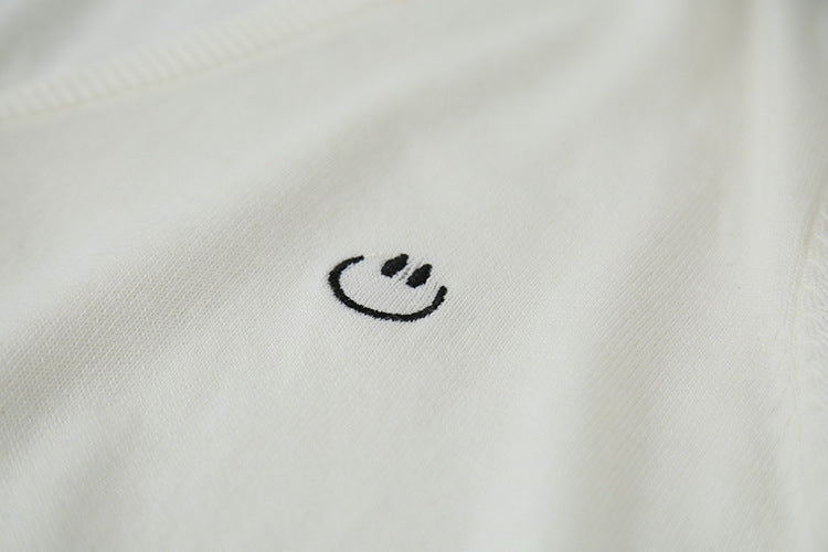 【LD3188】實拍初秋刺繡笑臉氣質針織外套(含羊毛6%)
250922