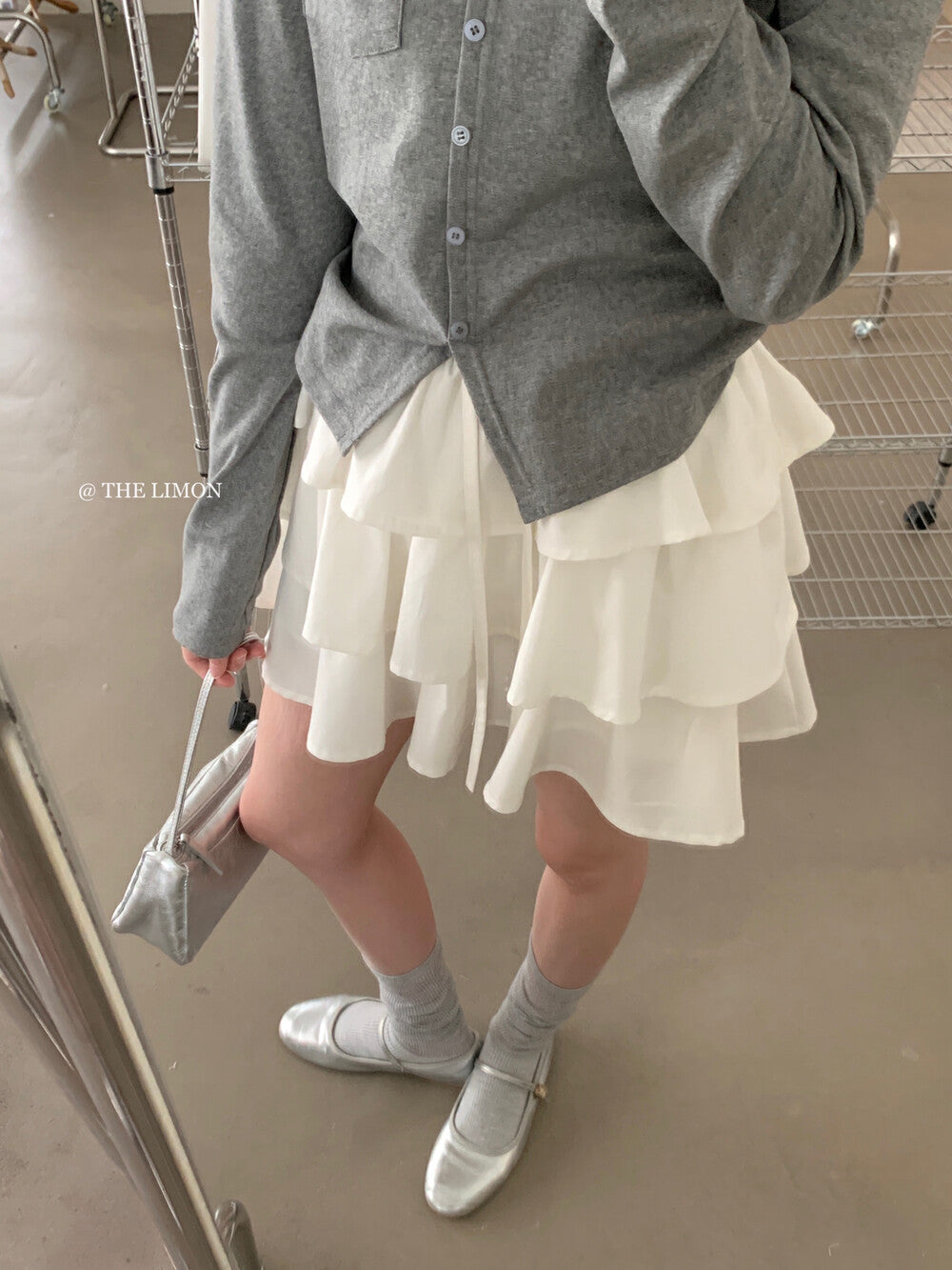 【L8312】實拍夏季學院小格子蛋糕裙高腰短裙250505