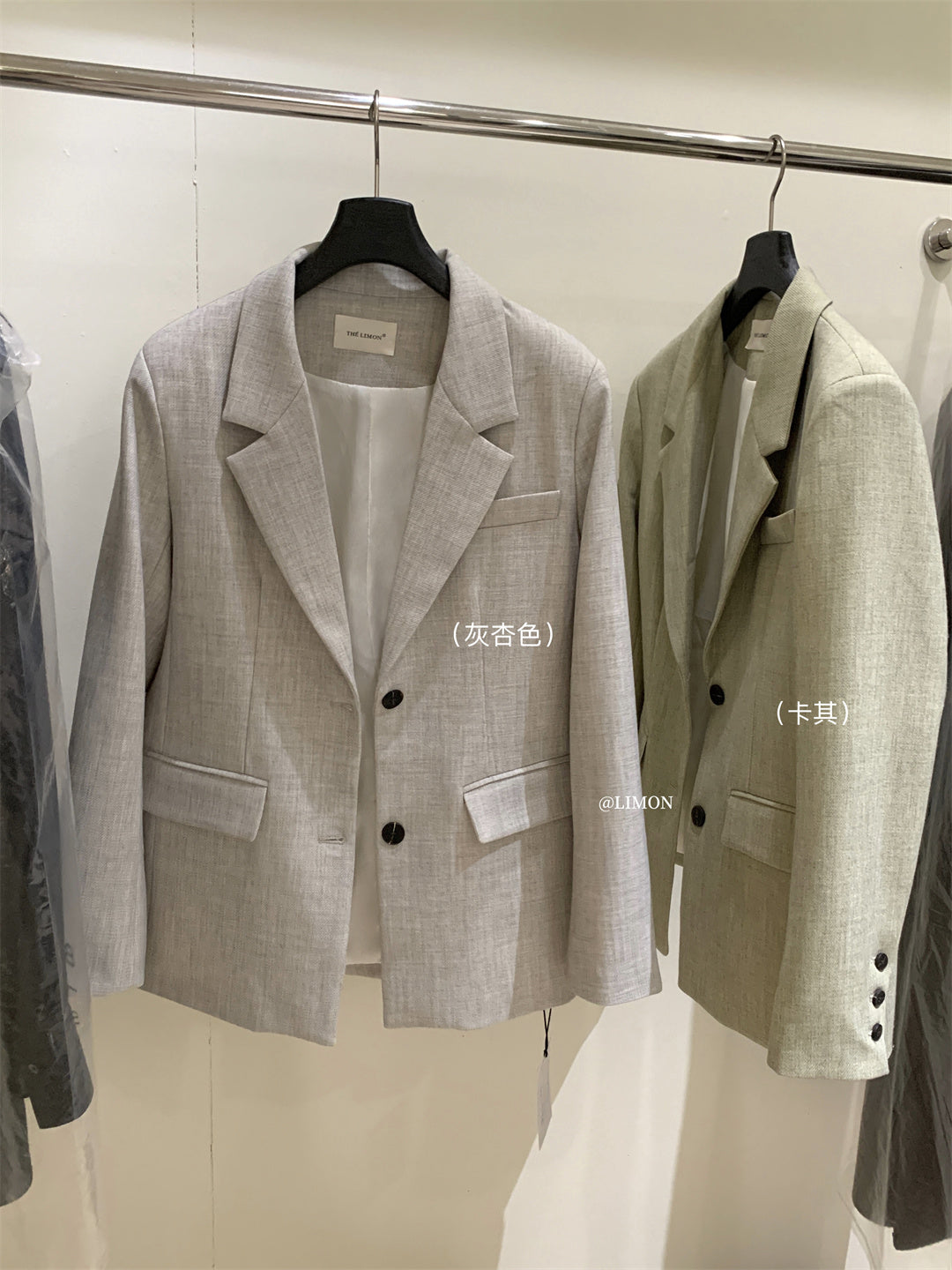 【L8226】實拍檸檬棉麻高級感氣質寬鬆西裝外套250915