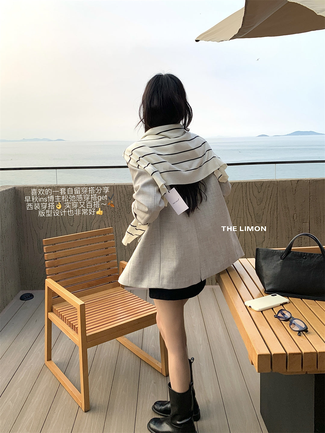 【L8226】實拍檸檬棉麻高級感氣質寬鬆西裝外套250915